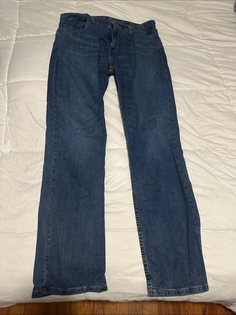 Levi's Men's Straight Jeans in Dark Blue Wash